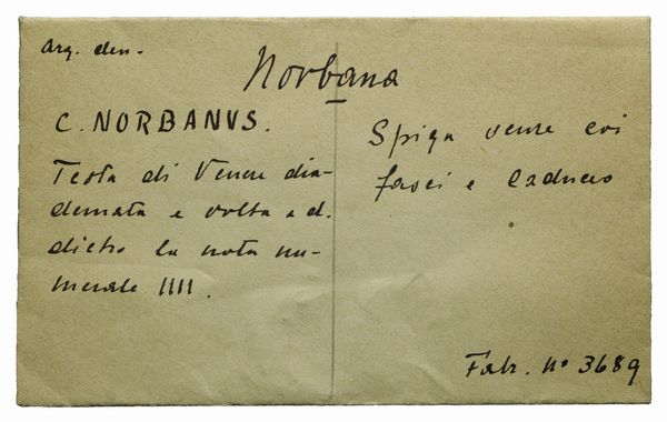 Repubblica Romana : GENS NORBANA, C. Norbanus, DENARIO, Emissione: 83 a.C.  - Asta Numismatica - Associazione Nazionale - Case d'Asta italiane