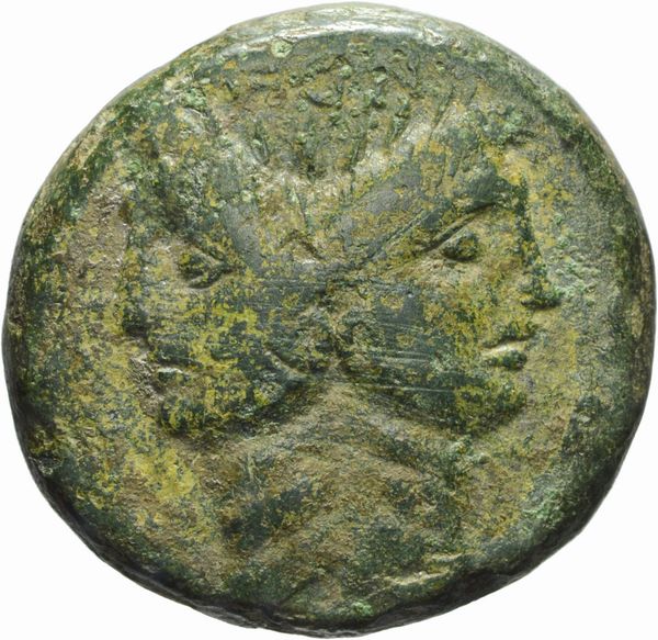 Repubblica Romana : POMPEO MAGNO, ASSE, Emissione: 45 a.C.  - Asta Numismatica - Associazione Nazionale - Case d'Asta italiane