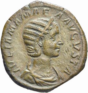 Impero Romano : GIULIA MAMAEA, 222-235 d.C., ASSE, Emissione: 222-235 d.C.  - Asta Numismatica - Associazione Nazionale - Case d'Asta italiane