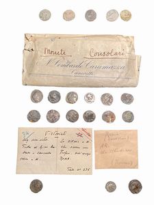 Impero Romano - Lotto di 20 monete dargento