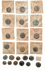 Impero Romano - Lotto di 23 medi bronzi e coniazioni provinciali di epoca imperiale
