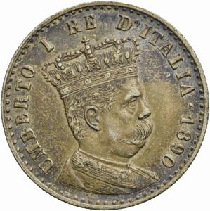 Regno d'Italia - Colonia Eritrea, UMBERTO I, 1890-1896, 50 CENTESIMI 1890