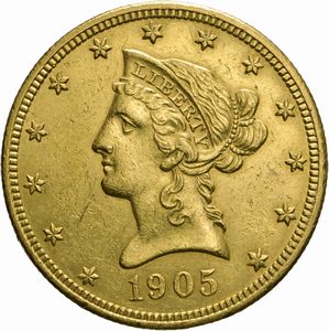 Stati Uniti d'America - 10 Dollari 1905