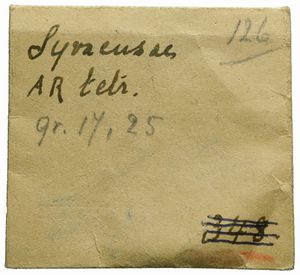 Sicilia : SIRACUSA, TETRADRAMMA, Emissione: 430-425 a.C.  - Asta Numismatica - Associazione Nazionale - Case d'Asta italiane