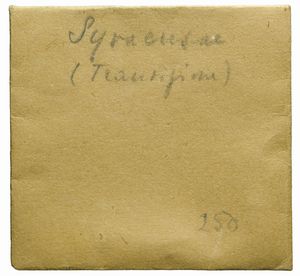 Sicilia : SIRACUSA, TETRADRAMMA, Emissione: 425-420 a.C.  - Asta Numismatica - Associazione Nazionale - Case d'Asta italiane