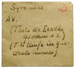 Sicilia : SIRACUSA, 20 LITRE, Emissione: 405-400 a.C.  - Asta Numismatica - Associazione Nazionale - Case d'Asta italiane