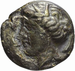 Sicilia : Siculo-punica, TETRADRAMMA, Emissione: 320-300 a.C.  - Asta Numismatica - Associazione Nazionale - Case d'Asta italiane