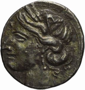 Zeugitana - CARTAGINE, SHEKEL 1/4, Emissione: 220-210 a.C.