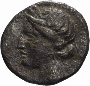 Zeugitana - CARTAGINE, SHEKEL 1/4, Emissione: 220-210 a.C.