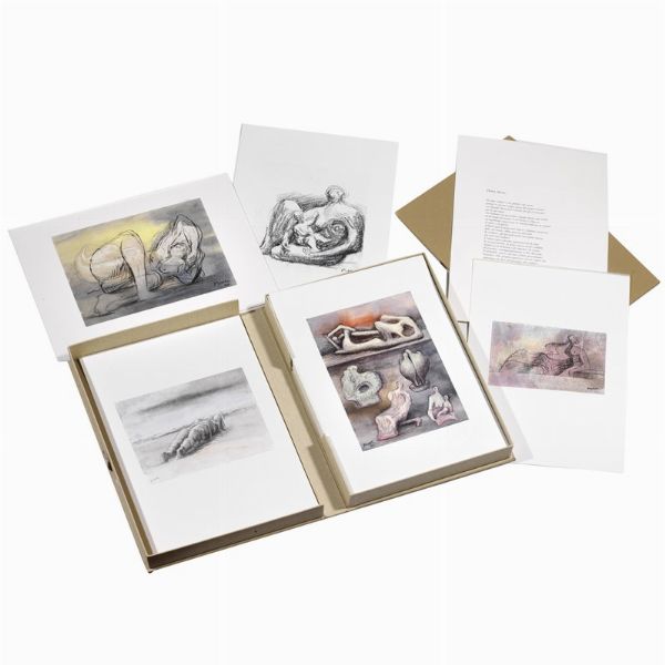 Moore Henry : HENRY MOORE  - Asta Arte Moderna e Contemporanea - Associazione Nazionale - Case d'Asta italiane