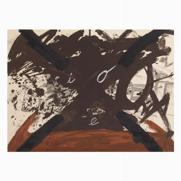 TAPIES ANTONI : ANTONI TAPIES  - Asta Arte Moderna e Contemporanea - Associazione Nazionale - Case d'Asta italiane