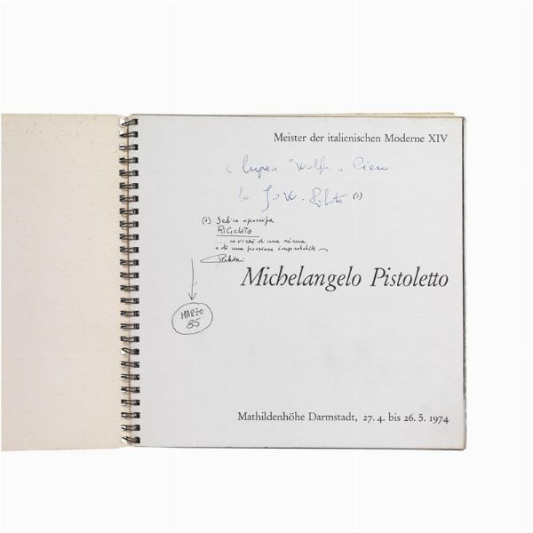Pistoletto Michelangelo : MICHELANGELO PISTOLETTO  - Asta Arte Moderna e Contemporanea - Associazione Nazionale - Case d'Asta italiane