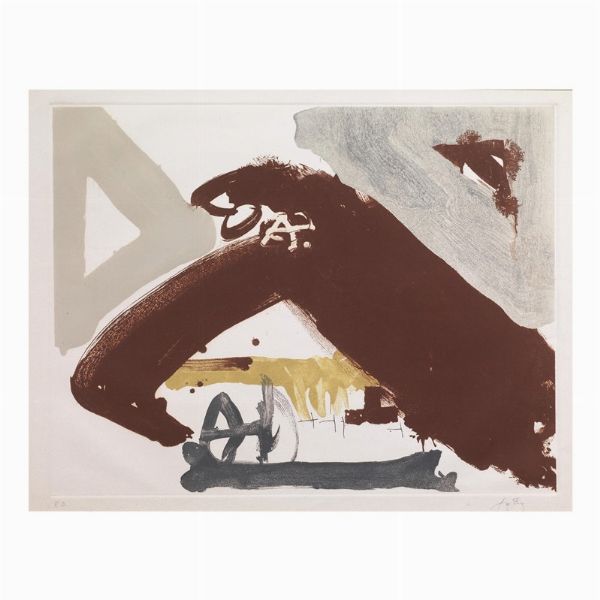 TAPIES ANTONI : ANTONI TAPIES  - Asta Arte Moderna e Contemporanea - Associazione Nazionale - Case d'Asta italiane