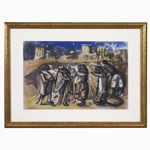 CASCELLA BASILIO : PIETRO CASCELLA  - Asta Arte Moderna e Contemporanea - Associazione Nazionale - Case d'Asta italiane