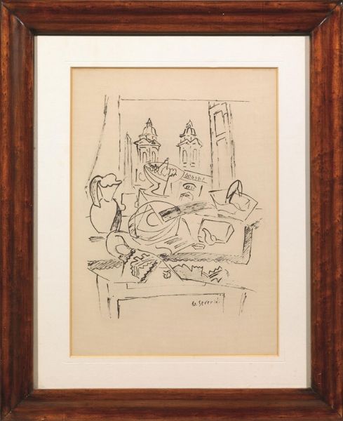 SEVERINI GINO : GINO SEVERINI  - Asta Arte Moderna e Contemporanea - Associazione Nazionale - Case d'Asta italiane