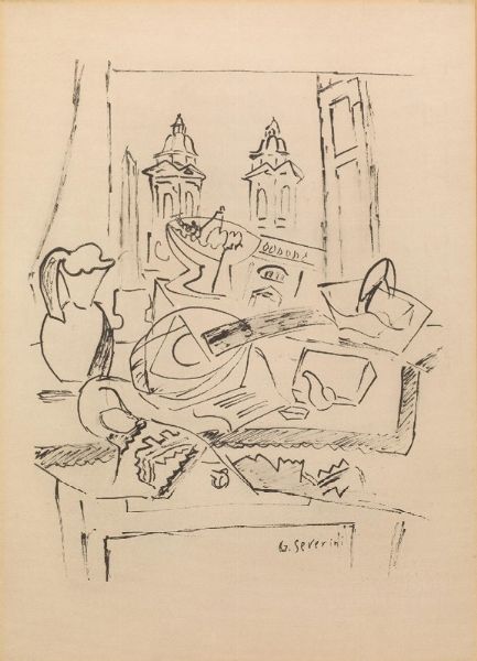 SEVERINI GINO : GINO SEVERINI  - Asta Arte Moderna e Contemporanea - Associazione Nazionale - Case d'Asta italiane