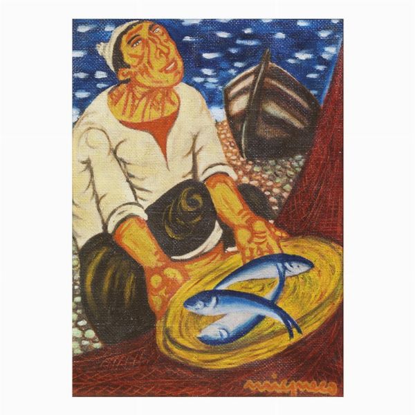 MIGNECO GIUSEPPE : GIUSEPPE MIGNECO  - Asta Arte Moderna e Contemporanea - Associazione Nazionale - Case d'Asta italiane