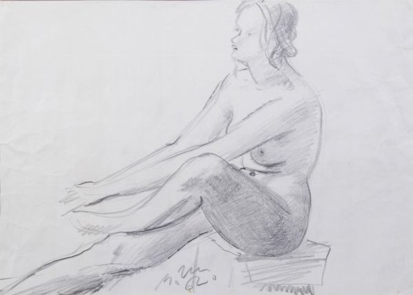 Nudo  - Asta Parade II - Dipinti e Disegni del XIX e XX secolo - Associazione Nazionale - Case d'Asta italiane