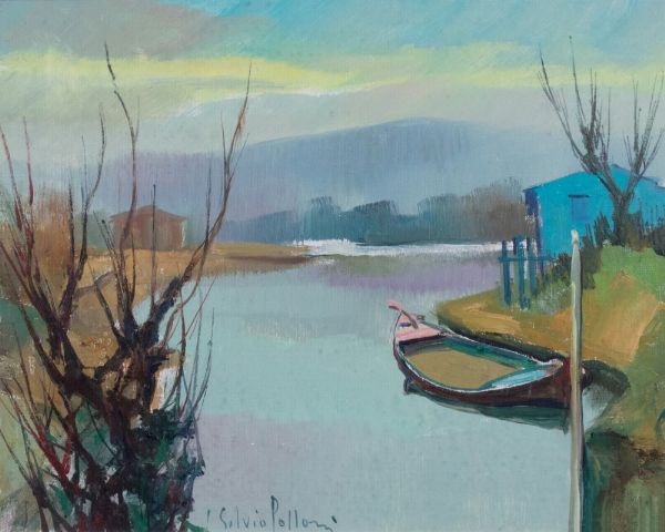 Autunno sull'Arno  - Asta Parade II - Dipinti e Disegni del XIX e XX secolo - Associazione Nazionale - Case d'Asta italiane