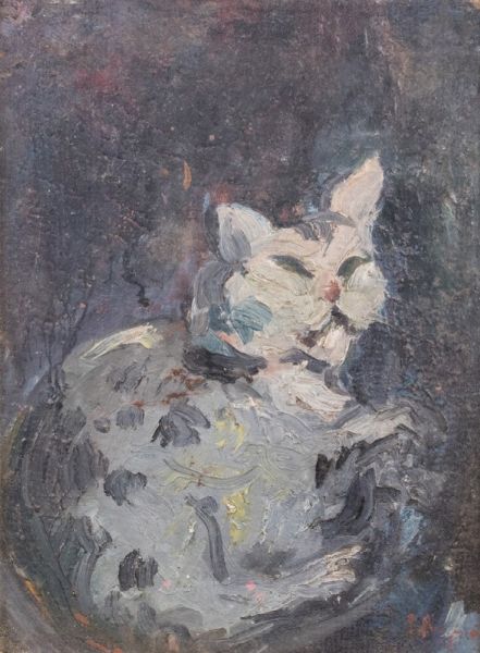 Gatto  - Asta Parade II - Dipinti e Disegni del XIX e XX secolo - Associazione Nazionale - Case d'Asta italiane