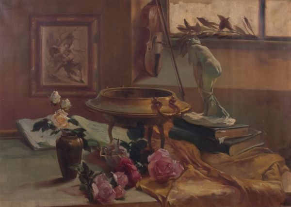 Natura morta  - Asta Parade II - Dipinti e Disegni del XIX e XX secolo - Associazione Nazionale - Case d'Asta italiane