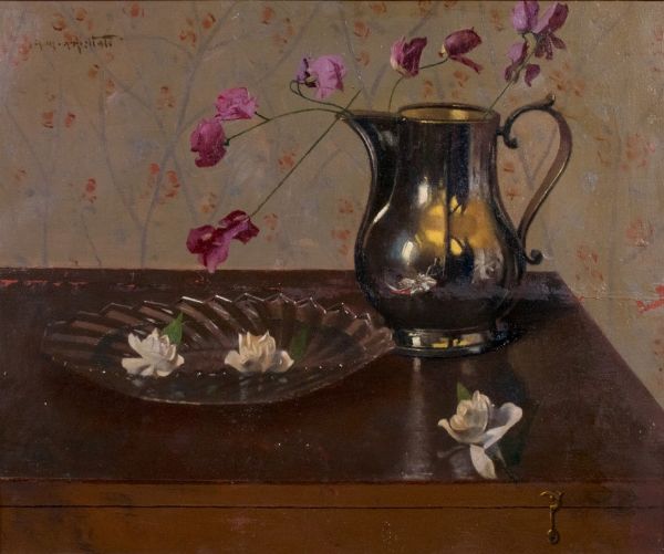 Natura morta  - Asta Parade II - Dipinti e Disegni del XIX e XX secolo - Associazione Nazionale - Case d'Asta italiane