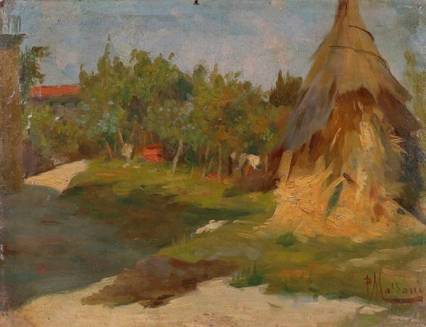 Pagliaio  - Asta Parade II - Dipinti e Disegni del XIX e XX secolo - Associazione Nazionale - Case d'Asta italiane