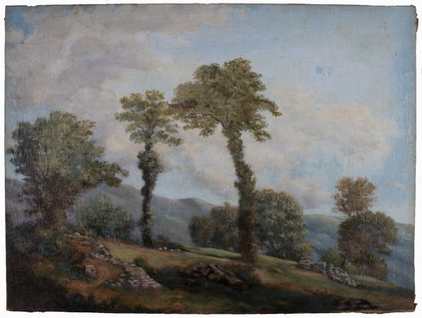 Paesaggio  - Asta Parade II - Dipinti e Disegni del XIX e XX secolo - Associazione Nazionale - Case d'Asta italiane