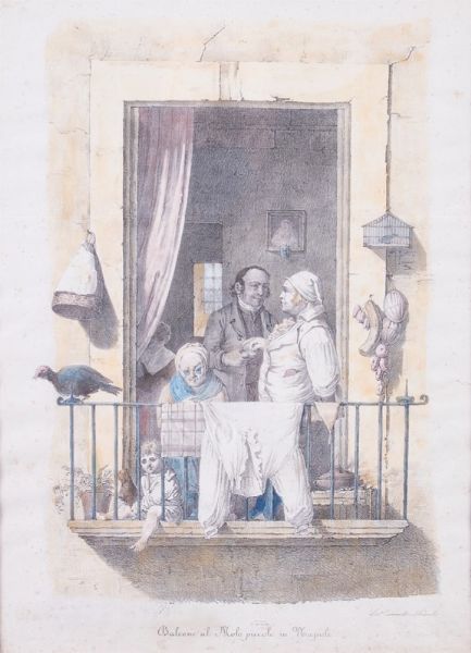 Due grafiche del XIX secolo  - Asta Parade II - Dipinti e Disegni del XIX e XX secolo - Associazione Nazionale - Case d'Asta italiane