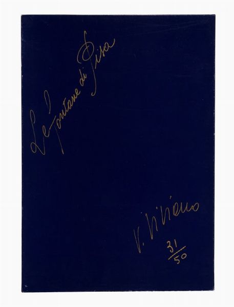 VIVIANO VIVIANI : Le fontane di Pisa.  - Asta Libri, autografi e manoscritti - Associazione Nazionale - Case d'Asta italiane