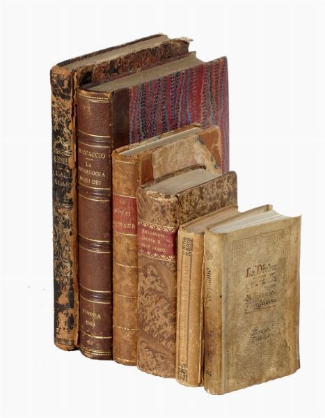 Lotto di 6 opere di letteratura italiana.  - Asta Libri, autografi e manoscritti - Associazione Nazionale - Case d'Asta italiane