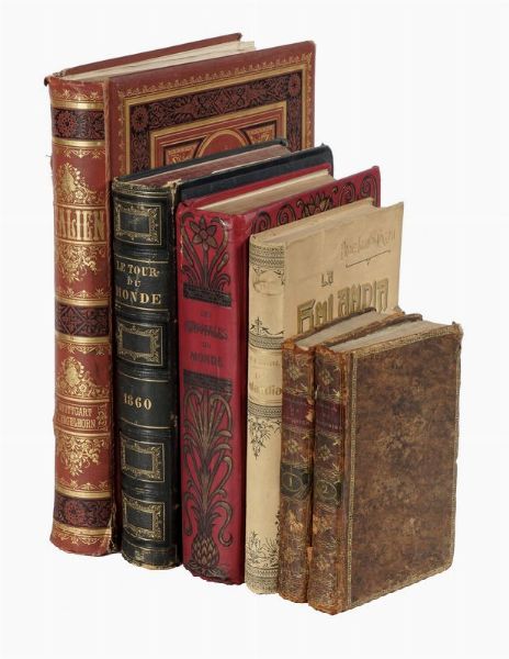 Lotto di 5 opere di geografia e viaggi.  - Asta Libri, autografi e manoscritti - Associazione Nazionale - Case d'Asta italiane