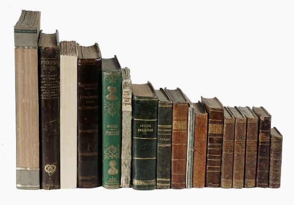 Lotto di 17 opere di letteratura italiana.  - Asta Libri, autografi e manoscritti - Associazione Nazionale - Case d'Asta italiane