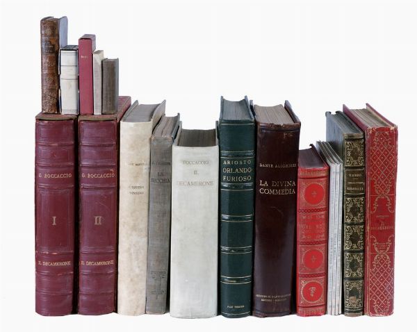 Lotto di 16 opere di letteratura italiana.  - Asta Libri, autografi e manoscritti - Associazione Nazionale - Case d'Asta italiane