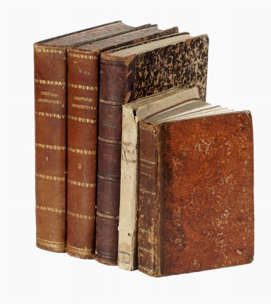 Lotto di 9 opere sull'arte, l'architettura, la danza e il teatro.  - Asta Libri, autografi e manoscritti - Associazione Nazionale - Case d'Asta italiane