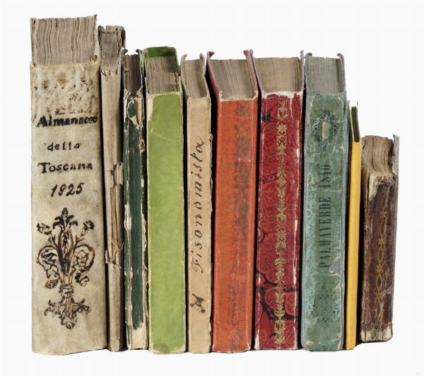 Lotto di 10 almanacchi.  - Asta Libri, autografi e manoscritti - Associazione Nazionale - Case d'Asta italiane