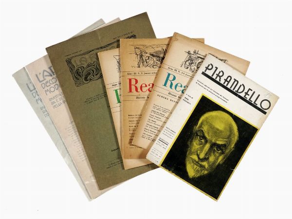 Lotto di 4 riviste italiane.  - Asta Libri, autografi e manoscritti - Associazione Nazionale - Case d'Asta italiane