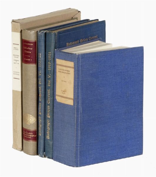 Raccolta di 15 repertori in inglese.  - Asta Libri, autografi e manoscritti - Associazione Nazionale - Case d'Asta italiane