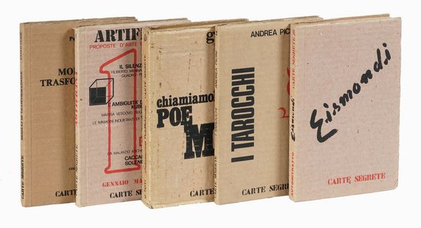 Raccolta di 44 edizioni Carte Segrete.  - Asta Libri, autografi e manoscritti - Associazione Nazionale - Case d'Asta italiane