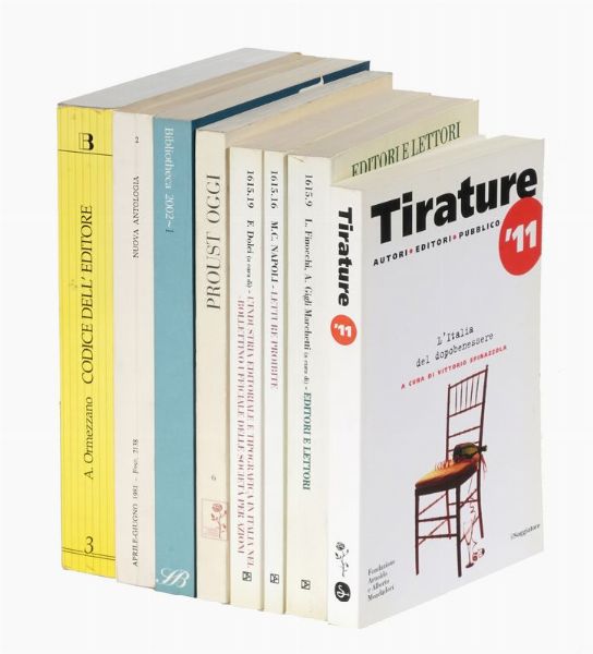 Raccolta di 33 opere relative alla storia dell'editoria.  - Asta Libri, autografi e manoscritti - Associazione Nazionale - Case d'Asta italiane