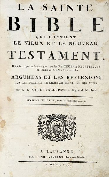 Lotto di 3 Bibbie.  - Asta Libri, autografi e manoscritti - Associazione Nazionale - Case d'Asta italiane