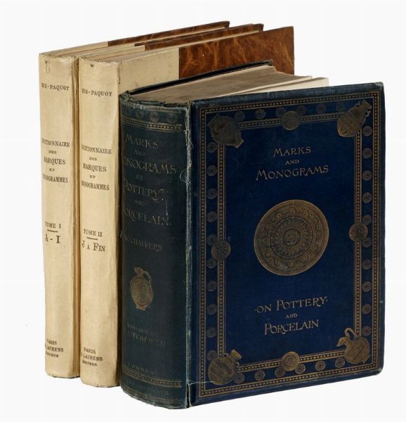 Lotto di 2 opere sulle marche e i monogrammi.  - Asta Libri, autografi e manoscritti - Associazione Nazionale - Case d'Asta italiane