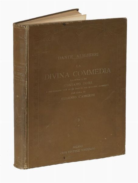 DANTE ALIGHIERI : La Divina Commedia illustrata da Gustavo Dor e dichiarata con note tratte dai migliori commenti per cura di Eugenio Camerini.  - Asta Libri, autografi e manoscritti - Associazione Nazionale - Case d'Asta italiane