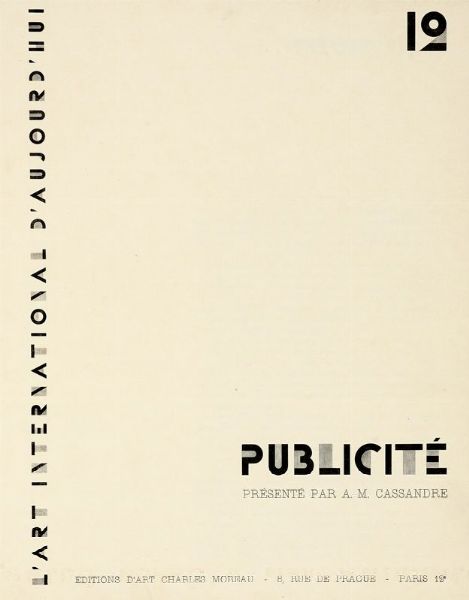 CASSANDRE [PSEUD. DI MOURON ADOLPHE JEAN MARIE] : Publicit.  - Asta Libri, autografi e manoscritti - Associazione Nazionale - Case d'Asta italiane