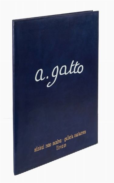 ALFONSO GATTO : Alfonso Gatto. 5 litografie, 5 poesie, 1 poesia autografata.  - Asta Libri, autografi e manoscritti - Associazione Nazionale - Case d'Asta italiane