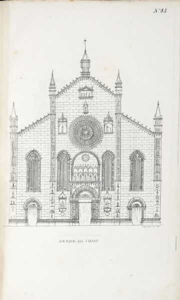 THOMAS HOPE : Storia dell'architettura [...]. Prima versione italiana...  - Asta Libri, autografi e manoscritti - Associazione Nazionale - Case d'Asta italiane