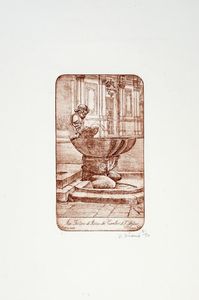 VIVIANO VIVIANI : Le fontane di Pisa.  - Asta Libri, autografi e manoscritti - Associazione Nazionale - Case d'Asta italiane