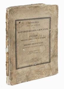 Le tre porte del Battistero di San Giovanni di Firenze.  - Asta Libri, autografi e manoscritti - Associazione Nazionale - Case d'Asta italiane