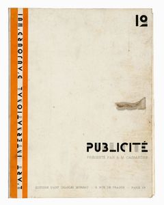 CASSANDRE [PSEUD. DI MOURON ADOLPHE JEAN MARIE] : Publicit.  - Asta Libri, autografi e manoscritti - Associazione Nazionale - Case d'Asta italiane