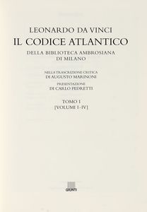 LEONARDO DA VINCI - Il Codice Atlantico della Biblioteca Ambrosiana di Milano.